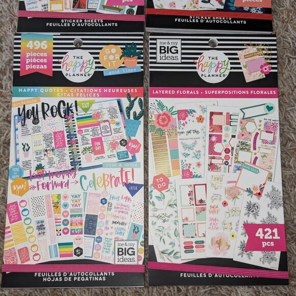 The Happy Planner NWT Set of 4 Sticker Books - Picture 5 of 6